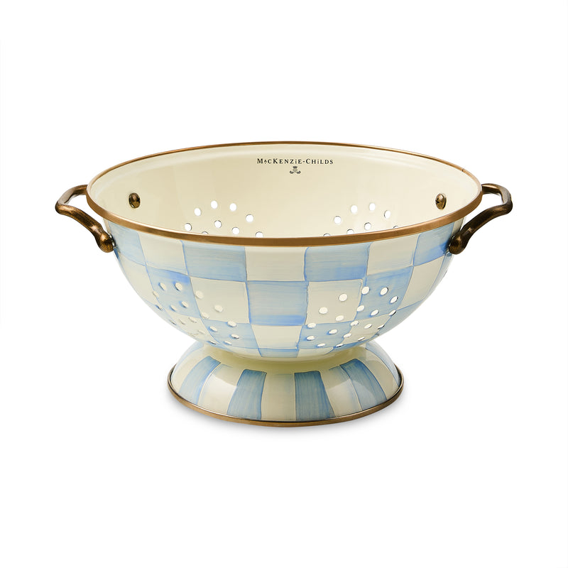 MacKenzie-Childs | Sky Check Large Colander