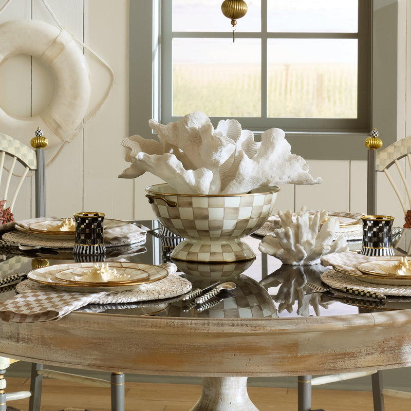 MacKenzie-Childs | Mocha Check Medium Everyday Bowl