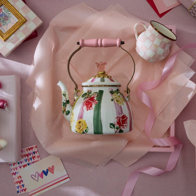MacKenzie-Childs | Garden Gala 2 Quart Tea Kettle
