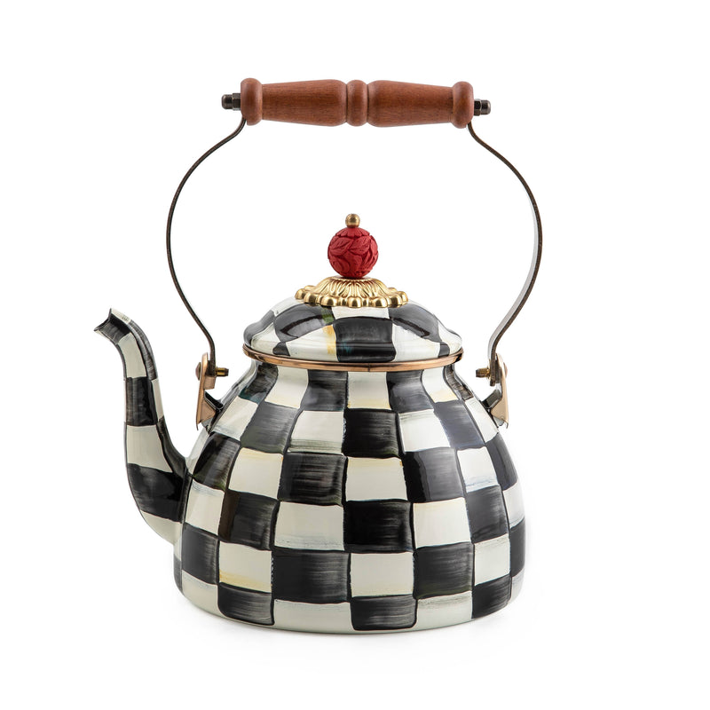 MacKenzie-Childs | Courtly Check 2 Quart Tea Kettle