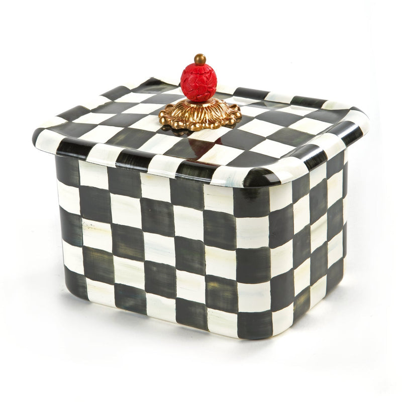 MacKenzie-Childs | Courtly Check Recipe Box