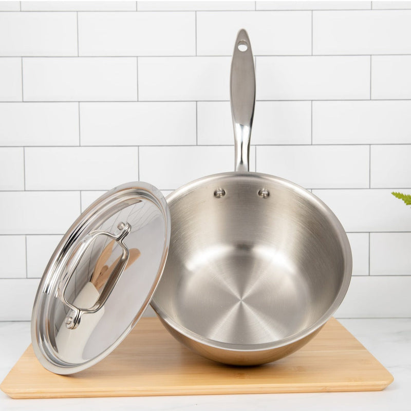 Heritage Steel | Titanium Series 2 Quart Saucier with Lid