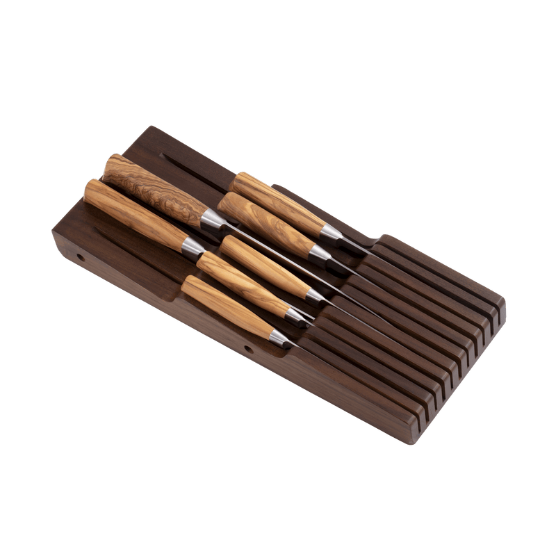 Messermeister | Acacia In-Drawer Knife Holder, 11 Slot