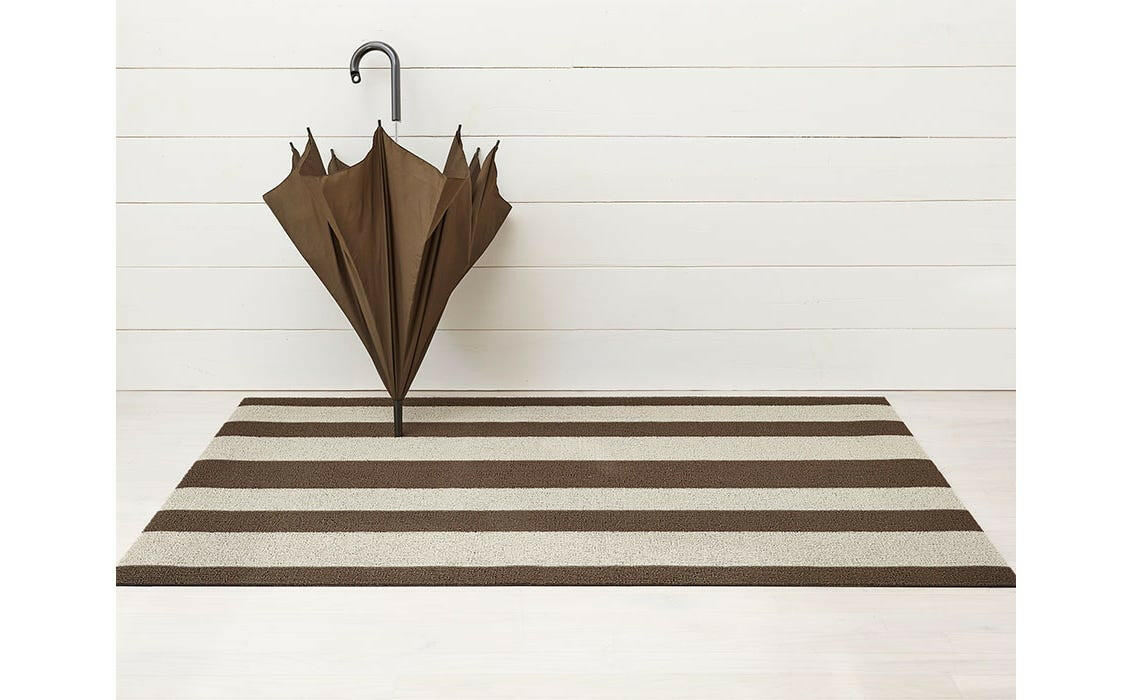 Chilewich | Bold Stripe Shag Mats.