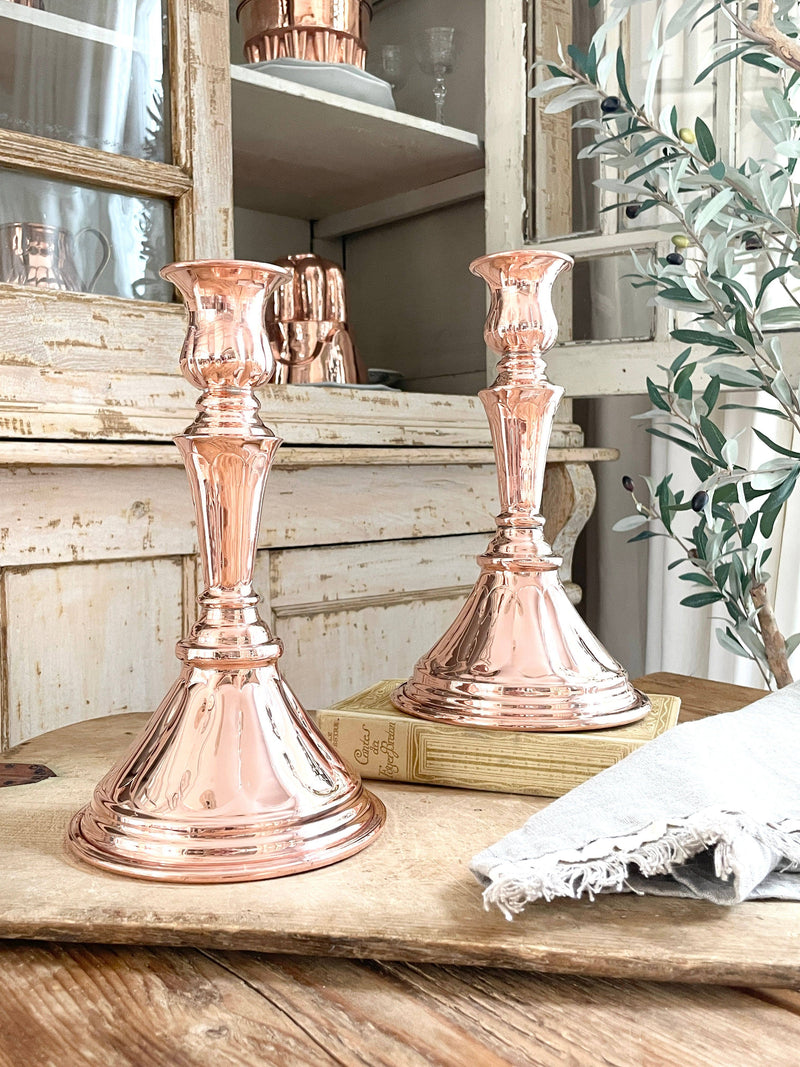 Coppermill Kitchen | Vintage Inspired Candlestick (Set of 2)
