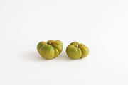 Artifaqt - Heirloom Tomato Beeswax Candle: Orange / Small, shaped like an unripe heirloom tomato, crafted from eco-friendly beeswax.