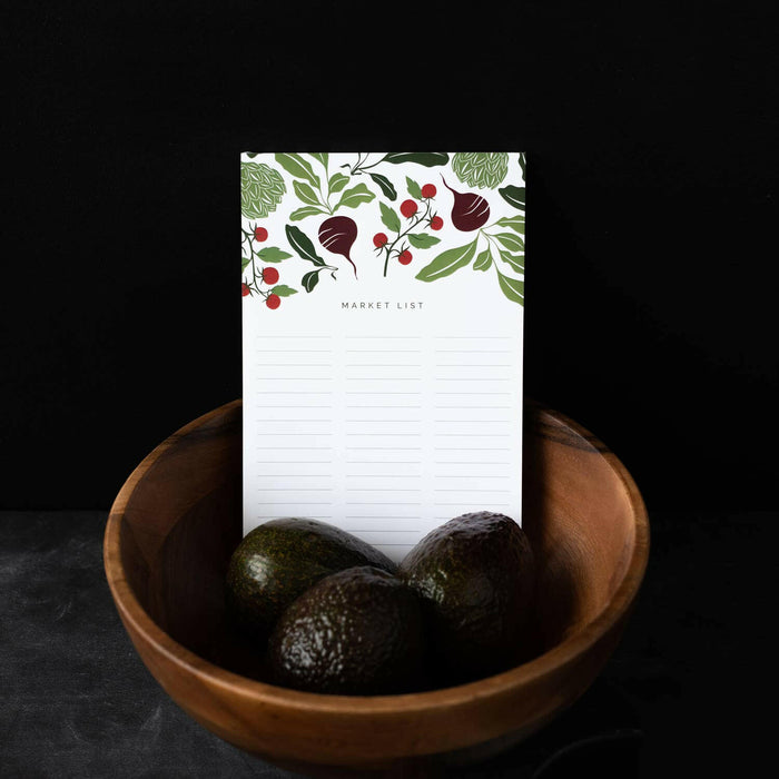 HAZELMADE | "Market List" Veggies Notepad