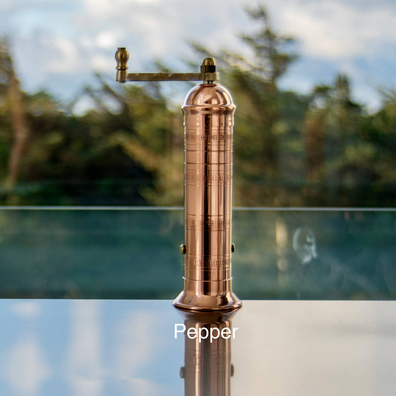 Rune-Jakobsen Design | The original 'Copper Mill' - 9" salt grinder