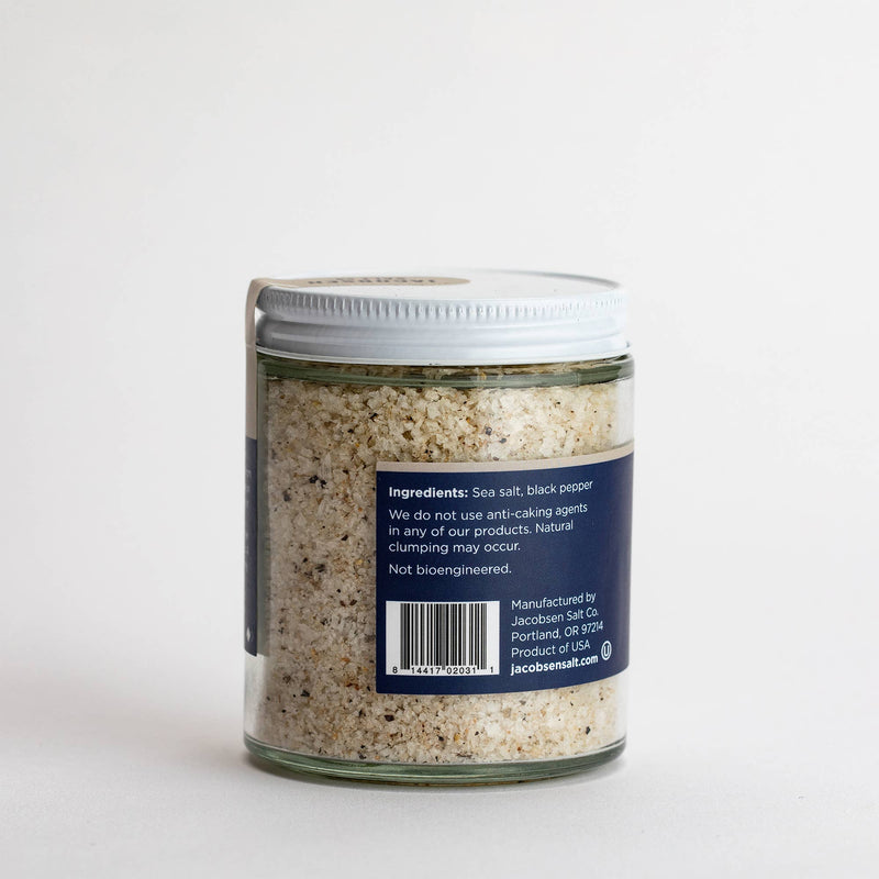 Jacobsen Salt Co. | Black Pepper Salt - Infused Sea Salt
