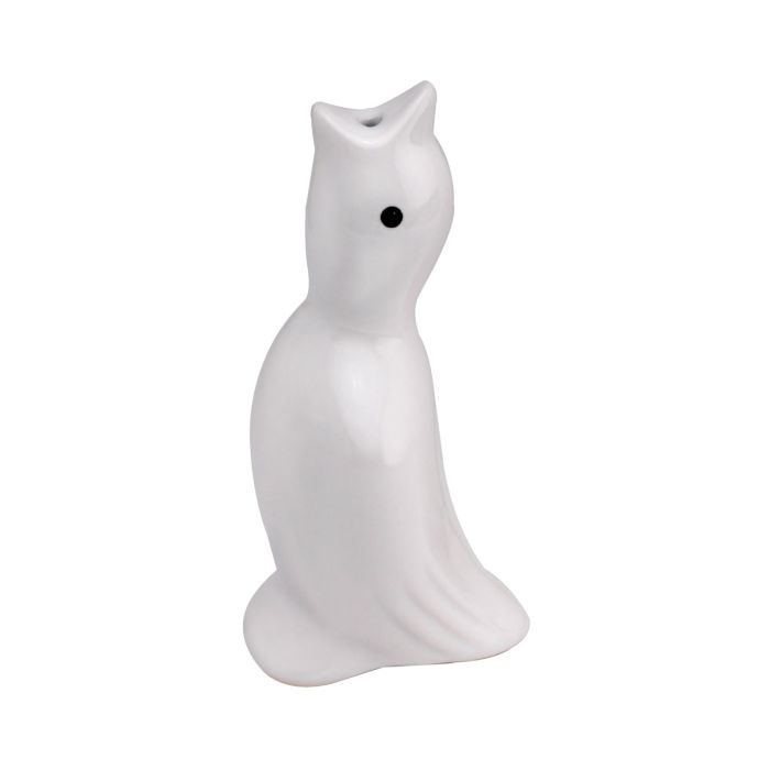 Harold Imports | Pie Bird - a white ceramic cat figurine designed for pie ventilation, perfect for bakers seeking functional and charming kitchen tools from Athens Cooks.