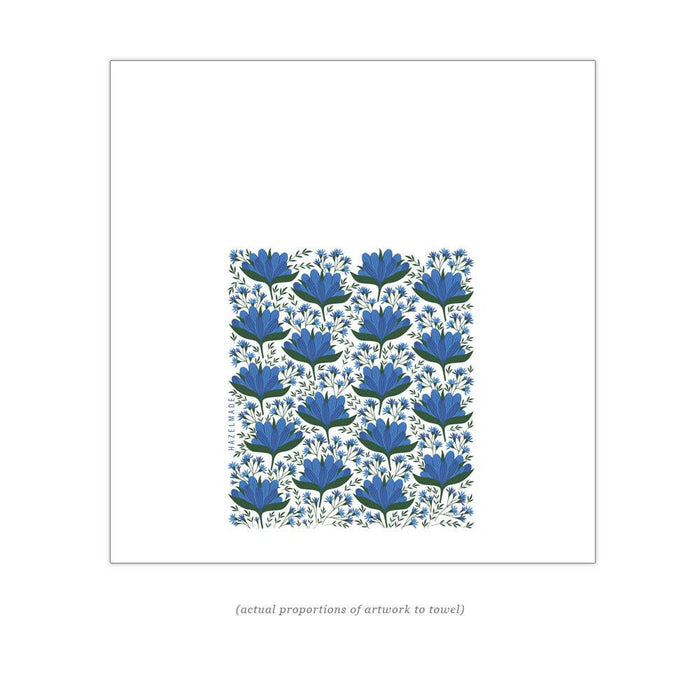 HAZELMADE | Blue Gentian Tea Towel.