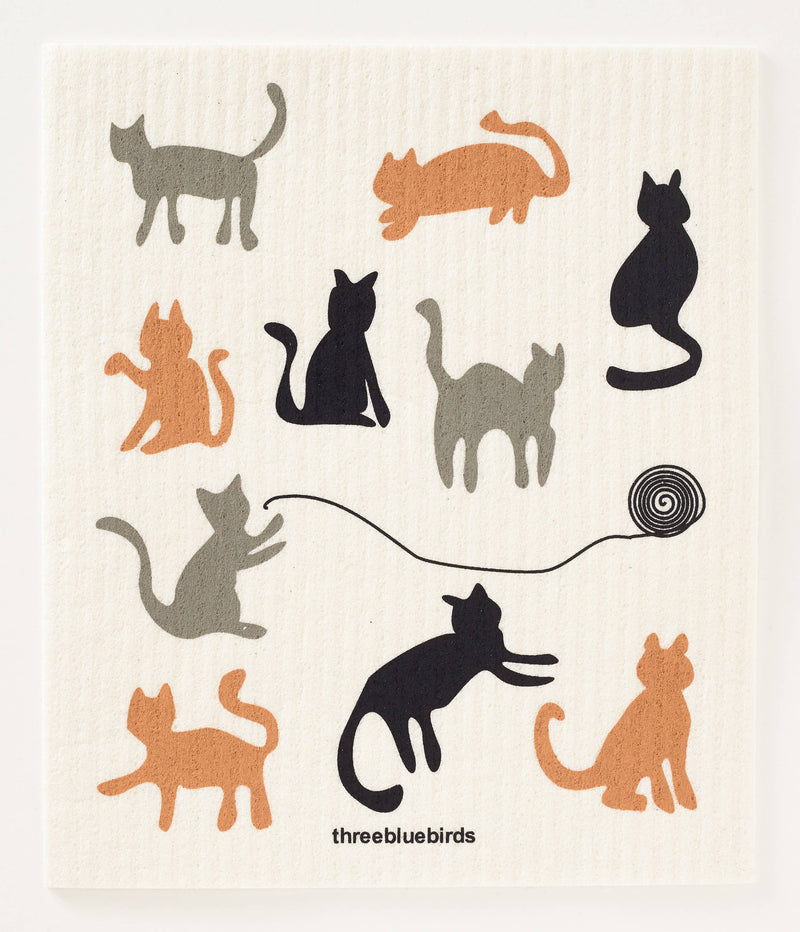 Bespoke Provisions | Cats Swedish Dishcloth