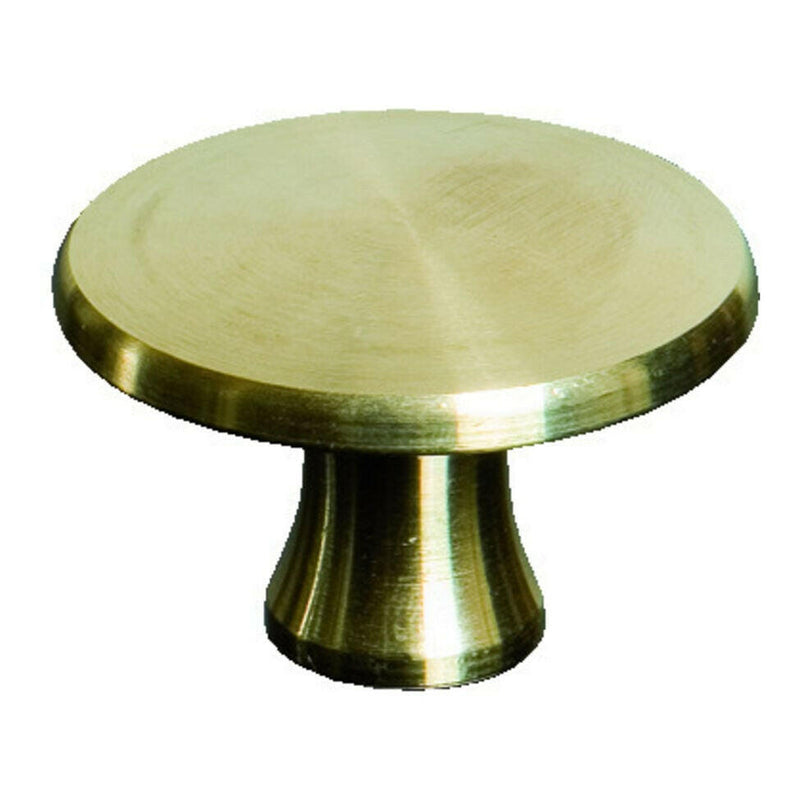 Medium STAUB Brass Knob enhances cookware with a stylish, functional brass finish, perfect for replacing old knobs, adding elegance and usability to your kitchen essentials.