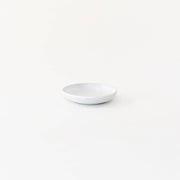 Sarah Kersten - Olive Dish: Basin Collection: Pacific White, a versatile 6 dish ideal for olives or bread, embodying elegance and utility in kitchenware.