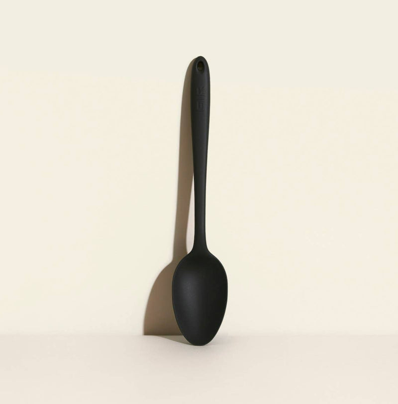 GIR Get It Right - GIR Ultimate Spoon: Black, featuring deep bowls and flexible edges, designed for versatile kitchen tasks, ideal for Athens Cooks' curated kitchen tools collection.
