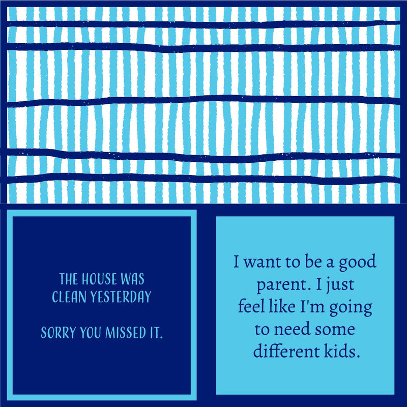 Drinks on Me - NAPKIN Good Parent: Double-sided cocktail napkin with humorous quotes for parties, perfect for entertaining and gifting, enhancing laughter and cleanup.