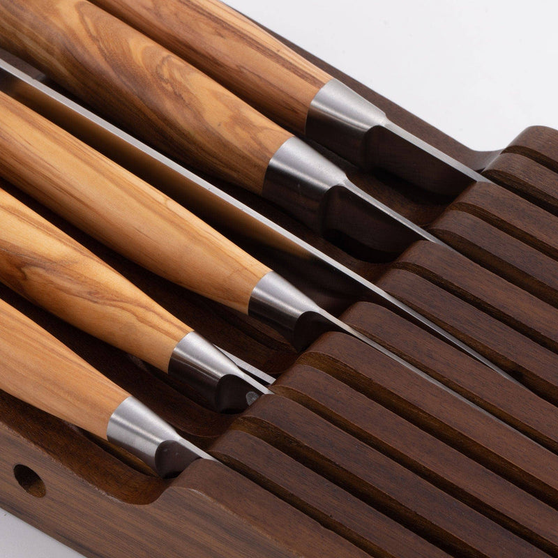 Messermeister | Acacia In-Drawer Knife Holder, 11 Slot
