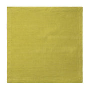 Couleur Nature - Everyday Napkins Granny Smith 21x21 - Set of 4, oversized square linen napkin in muted chartreuse, showcasing refined craftsmanship, perfect for elevating dining experiences.