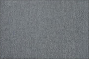 Close-up of Chilewich | Martha Stewart Heathered Shag - Sea, showcasing its grey, patterned texture, ideal for enhancing kitchen or dining spaces.