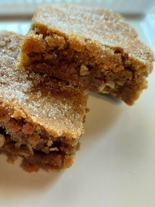 Local Cinnamon Oatmeal Squares.