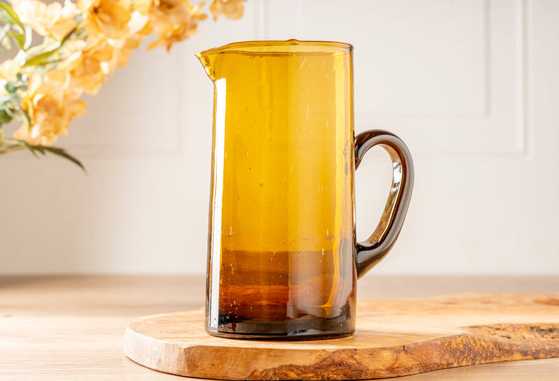 Moroccan Cone Jug, Amber