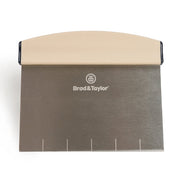 Brod & Taylor Bench Knife, a versatile kitchen tool featured at Athens Cooks, ideal for dough cutting and shaping tasks in culinary settings.