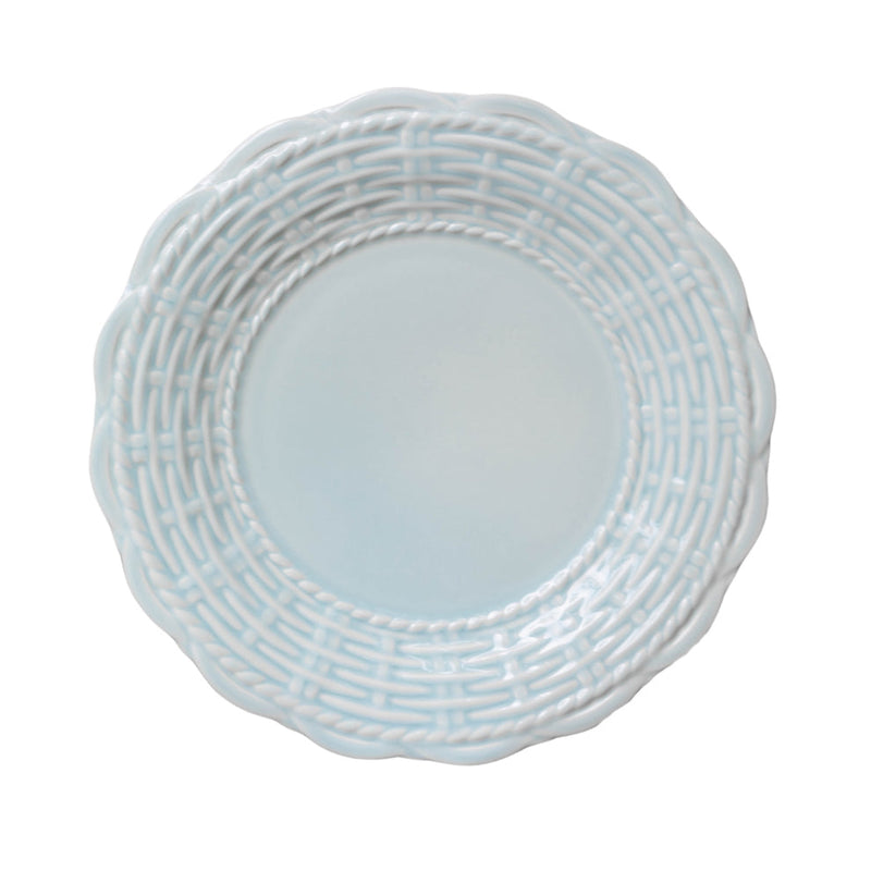 Provvista Designs | Basket Jubilee Salad Plate, Maritime Blue