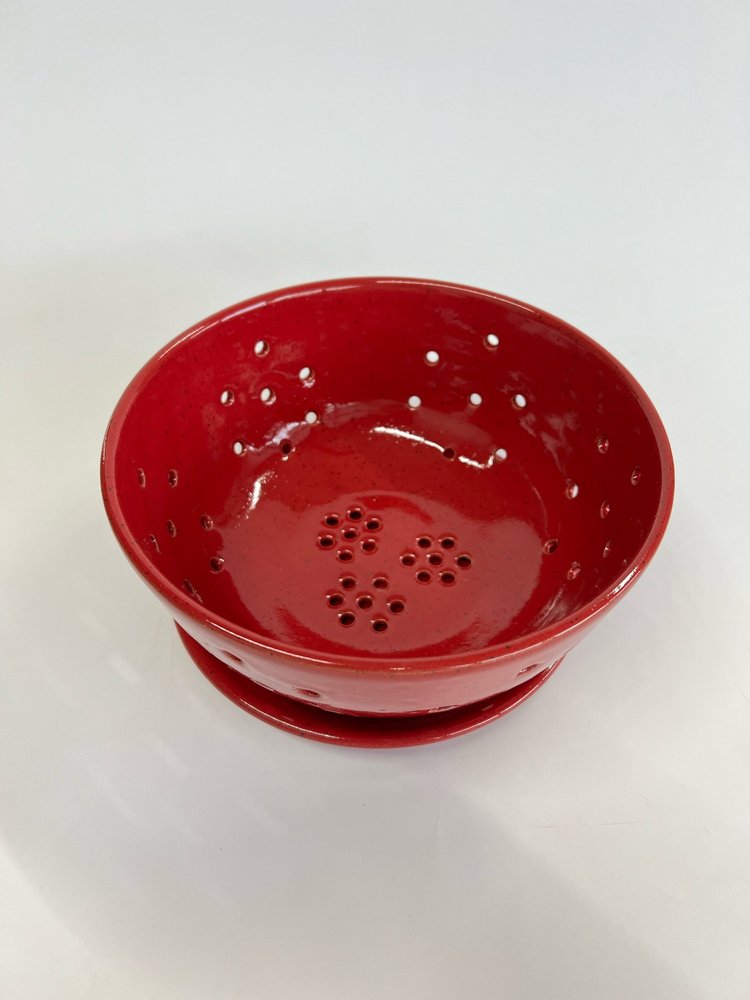 RachaelPots | Large Berry Bowl With Dish, White