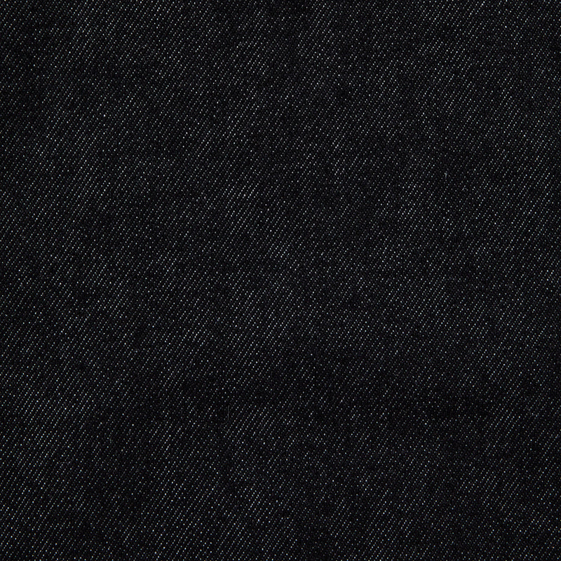 Hedley & Bennett Essential Apron, Abalone Black Denim — fabric and construction detail