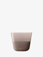 LSA International Arc Contrast Tumblers - Earth, 13 oz, featuring a tapered profile with a matte textured finish, suitable for versatile everyday use.