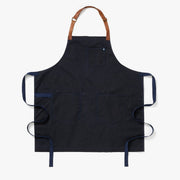 Hedley & Bennett Waxman Apron, Atlantic — front view