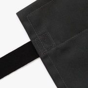 Hedley & Bennett Cafe Bistro Half Apron, Charcoal Grey — construction detail