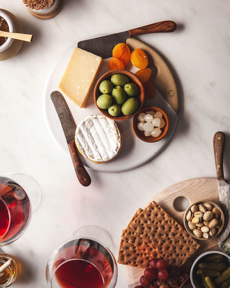 Farmhouse Pottery | Artisan Forged Cheese Knives: Mango