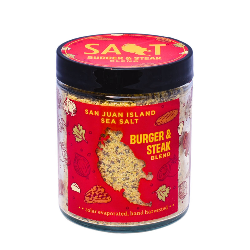 San Juan Island Sea Salt | Burger and Steak Seasoning Blend