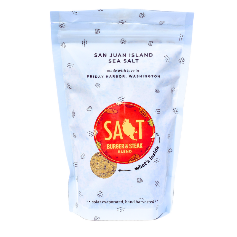 San Juan Island Sea Salt | Burger and Steak Seasoning Blend