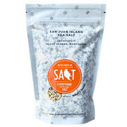 San Juan Island Sea Salt | Everything But the Bagel Salt, featured in a small glass jar, perfect for enhancing your culinary creations from Athens Cooks.