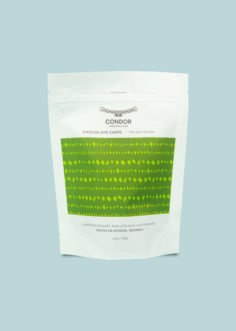 Condor | Baking Chocolates - Chocolate Chips, featuring premium Ecuadorian cacao, perfect for enhancing desserts, snacks, and baked goods with rich flavor and balanced sweetness.