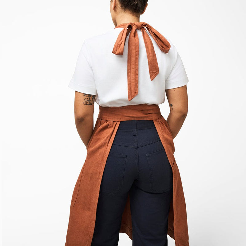 Hedley & Bennett | Pinafore Apron, Vintage Caviar