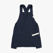 Hedley & Bennett Smock Apron, Blueberry Blue — construction detail