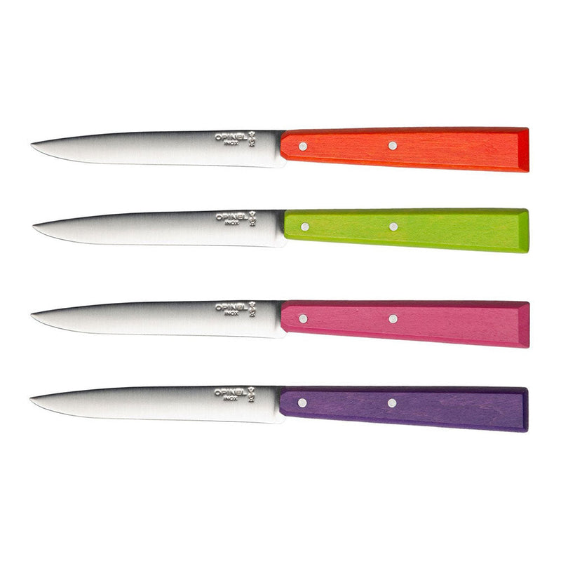 Opinel | Bon Appétit No.125 Steak & Table Knives Sets, Olivewood