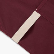Hedley & Bennett All Day Crossback Apron, House Red — apron detail