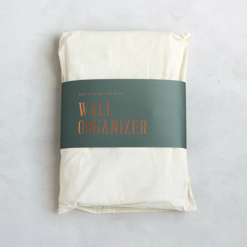 The Floral Society | Canvas Wall Organizer.