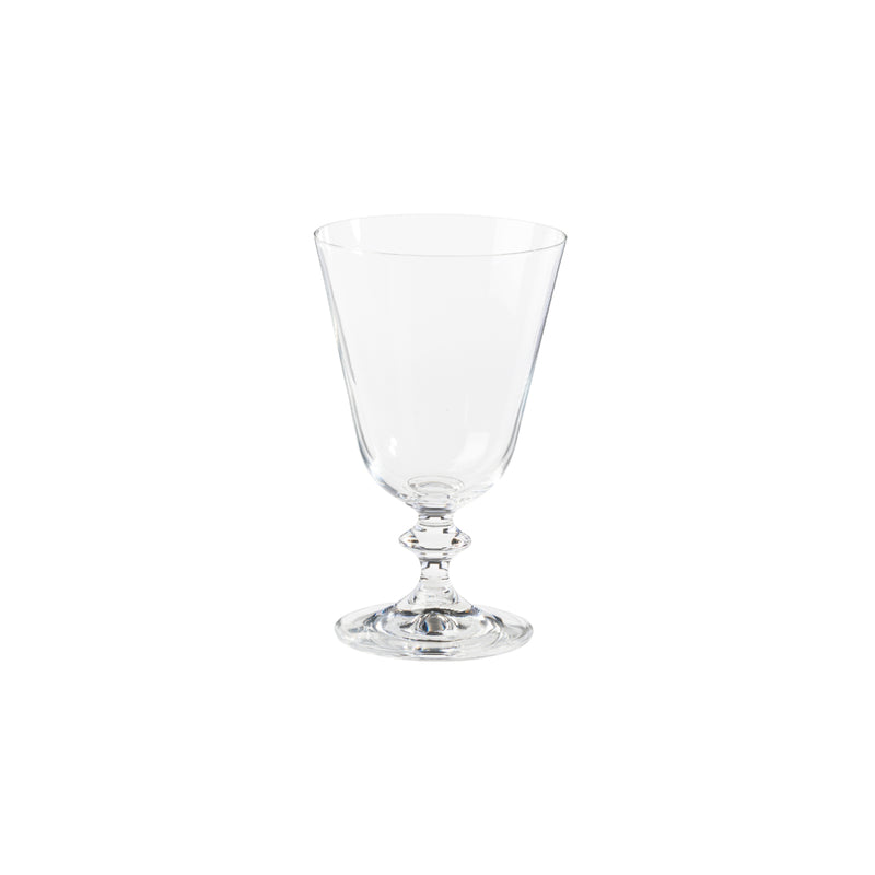Casafina | Riva Clear Glass Water Glass, a sleek, elegant drinkware piece with a small base, ideal for sophisticated dining or bar settings.