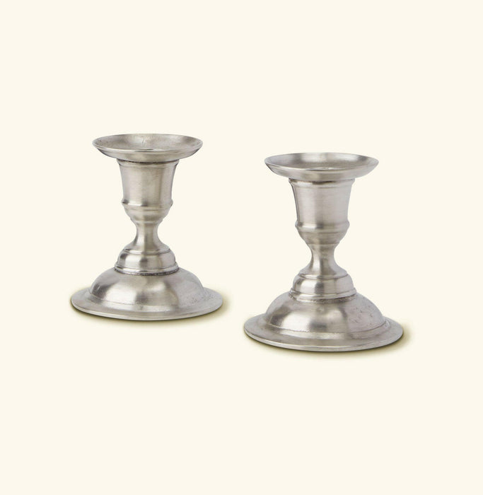 Match | Martina Pewter Candlesticks - Pair