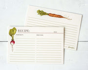 Hester & Cook Farmer's Market Recipe Card featuring vegetable illustrations, perfect for organizing culinary creations, available at Athens Cooks kitchen store.