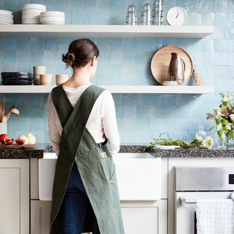 The Floral Society | Canvas Workshop Apron, Natural