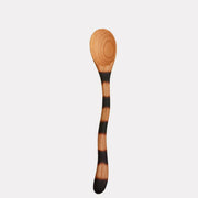 Jonathan's Spoons | Cat Tail® Collection - Stirring Paddle - 12 features a cherry wood utensil with a smooth finish, showcasing traditional craftsmanship in a versatile kitchen tool.