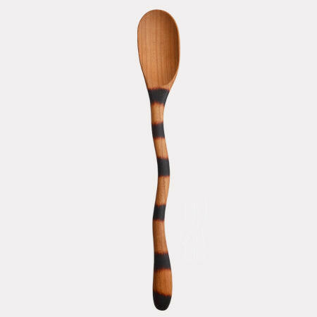 Jonathan's Spoons | Cat Tail® Collection - Stirring Paddle - 12, crafted from cherry wood, highlights durability and elegance with its smooth design, perfect for versatile kitchen use.