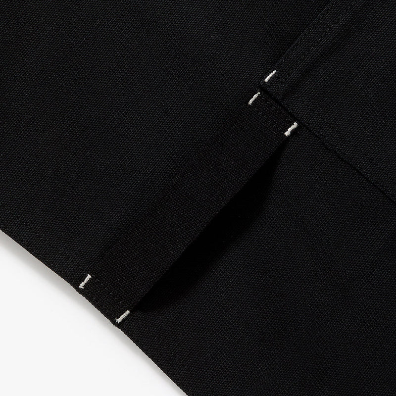 Hedley & Bennett Essential Apron, Caviar Black — apron detail