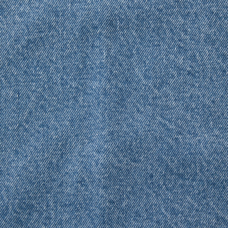 Hedley & Bennett Essential Apron, Cedar Blue Denim — fabric and construction detail